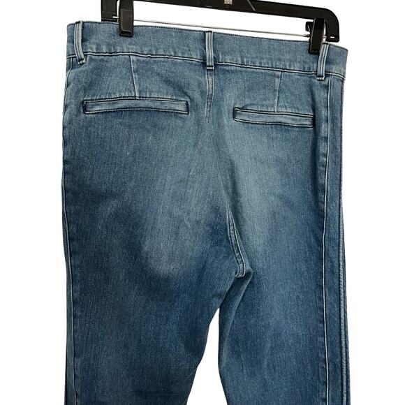 Frame Womens Parisian Straight Leg Jeans Size 30 Light Wash Stretch Side Stripe - Picture 4 of 8